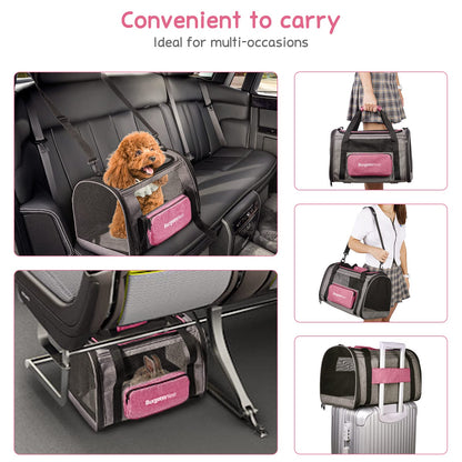 BurgeonNest Cat Carriers for Medium Puppy Under Pet Carrier