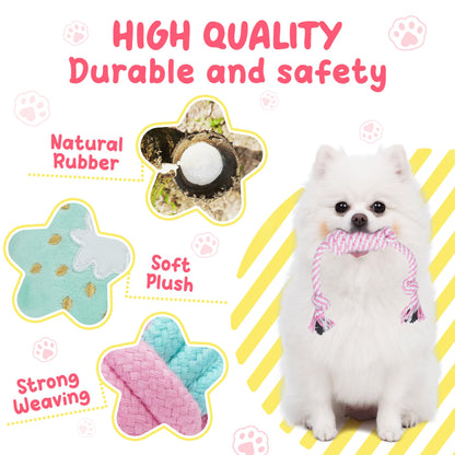 XIUGOAL Puppy Toys for Boredom 23 Pack Puppy Chew Toys for Chew