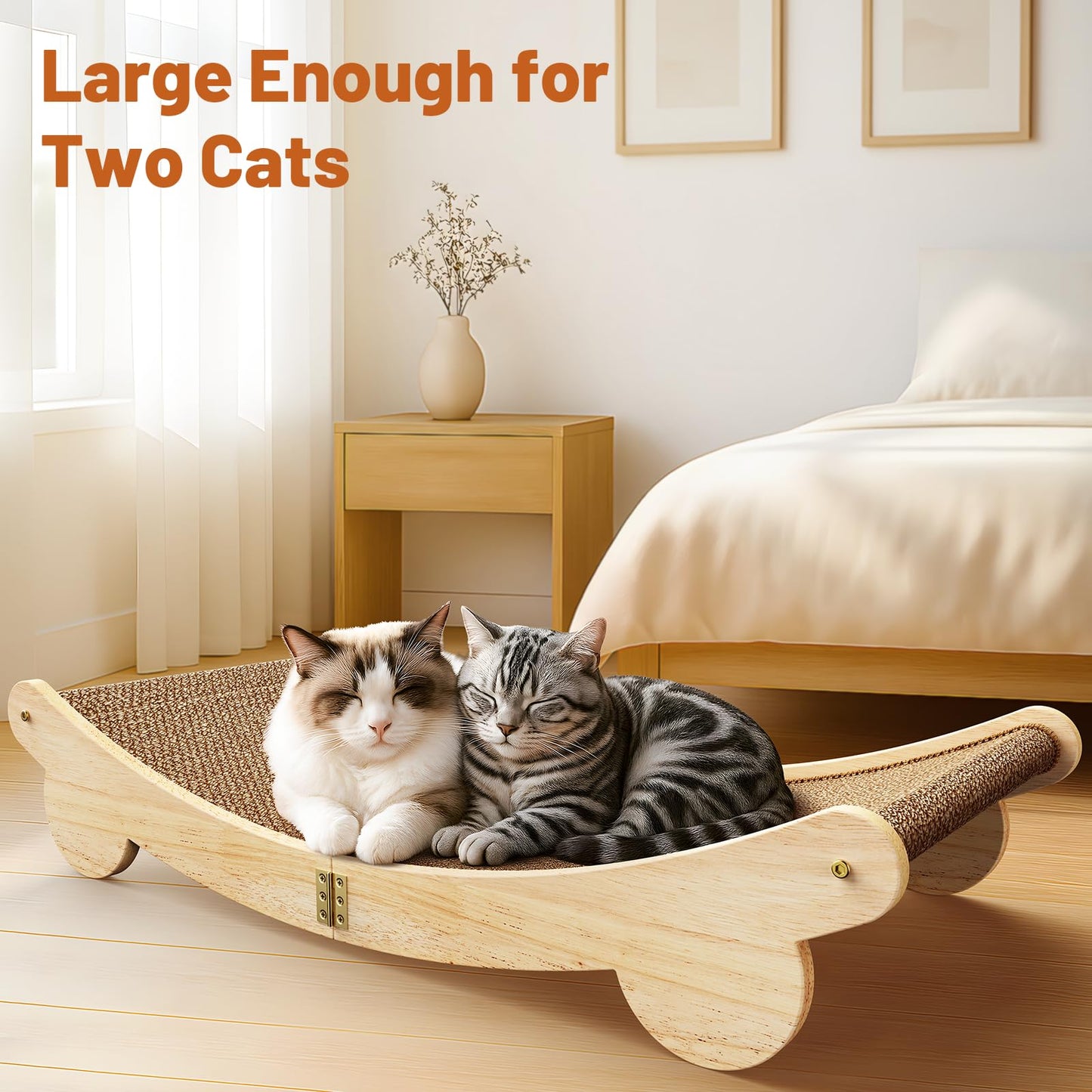 Ordora Extra Large Cat Scratcher: Cat Scratch Pad&Bed Lounge