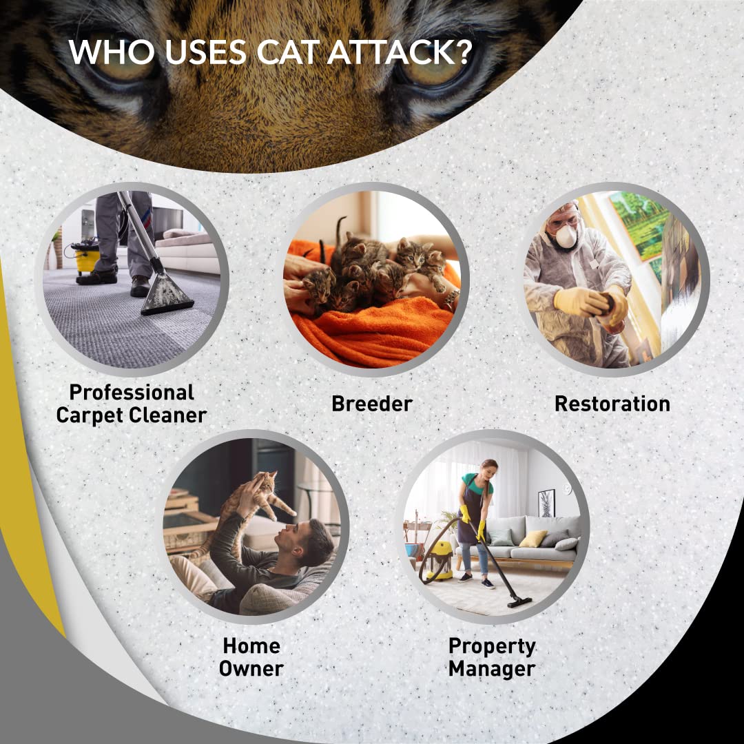Odorcide Cat Attack Concentrate Cat Urine Remover for Carpet Box