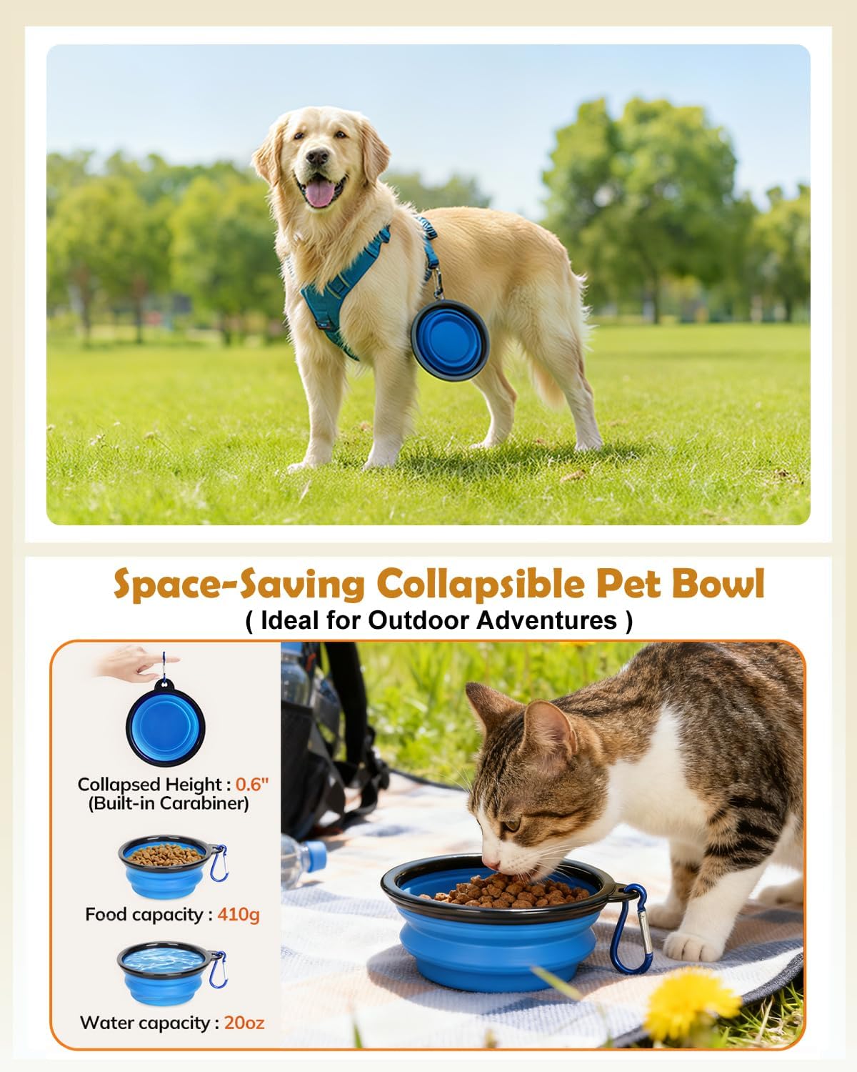 Morpilot Pet Travel Carrier Bag, Soft-Sided Dog Carrier Cat Carrier