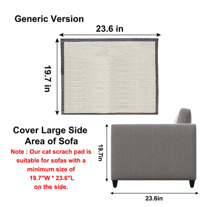 Cat Scratch Sofa Protector,Cat Scratching Couch Protector with L* Mat