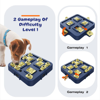 KADTC Dog Chess Puzzle Toy, Large Size, 3 Levels of Step-by-Step Toys