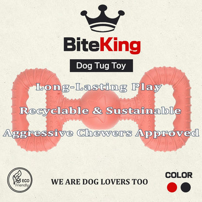 BiteKing Natural Rubber Dog Toys for Large Aggressive Chewers Lifetime