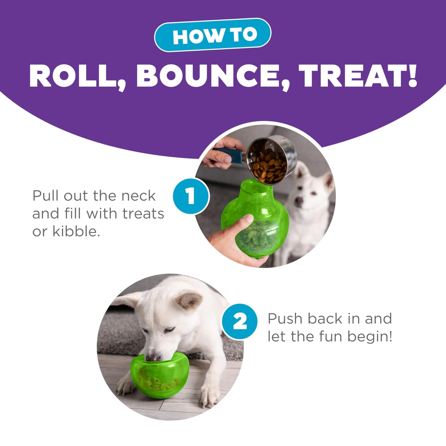Outward Hound by Planet Dog Snoop Dog Toy Treat‑Dispenser Puzzle