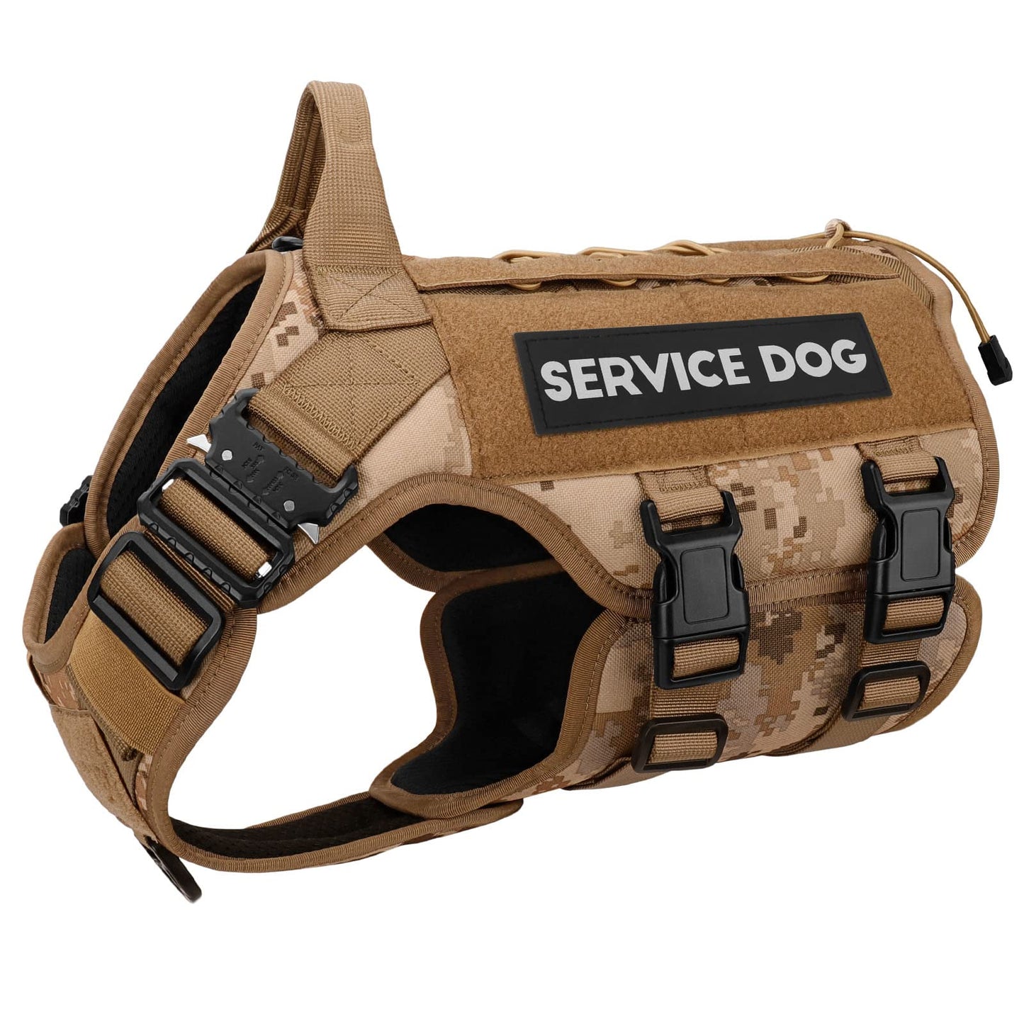 PETNANNY Tactical Dog Harness Service Dog Harness Emotional Hook