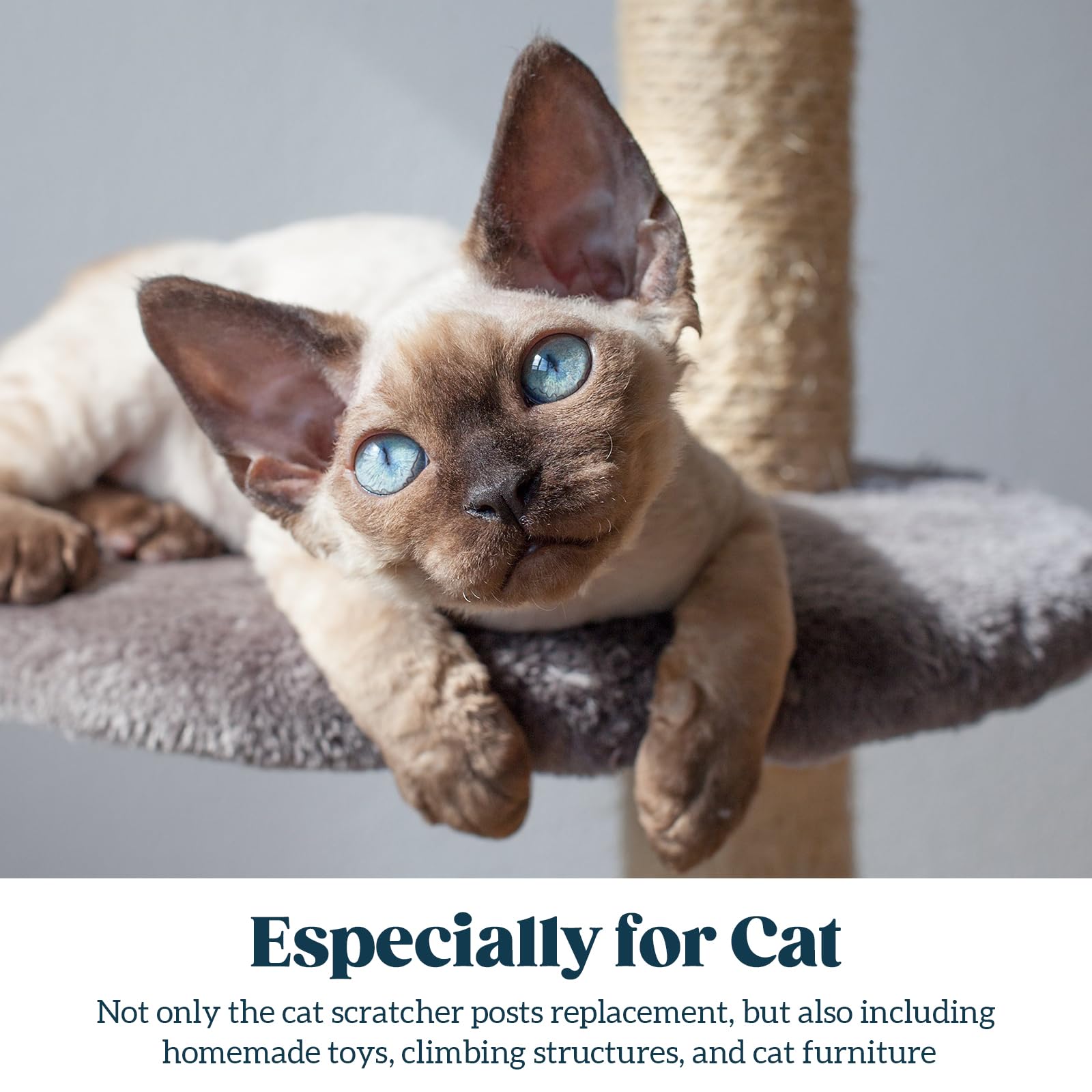 Pelzin Natural Sisal Rope for Cat Scratcher 1/ by Cat Tree Rope Tower
