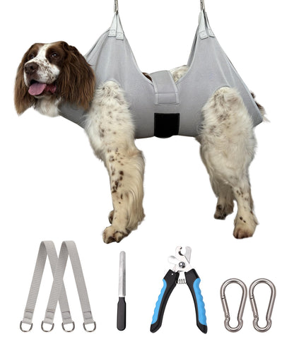 Kkiimatt Dog Grooming Hammock Hanging Harness for Nail