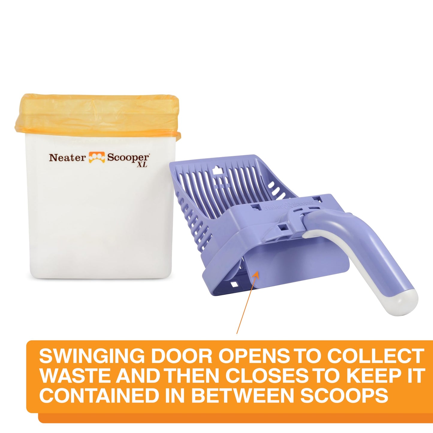 Neater Pet Brands Neater Scooper XL Cat Litter Scoop, 195 Refill Box