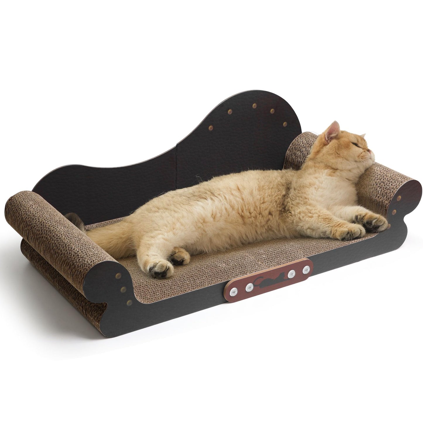 ComSaf Large Cat Scratcher Bed 26" Cat Scratching Board Cat Board