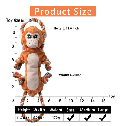 Sedioso Dog Tug Toys, Stuffed Animal Dog Chew Toy, Cute Puppy Plush