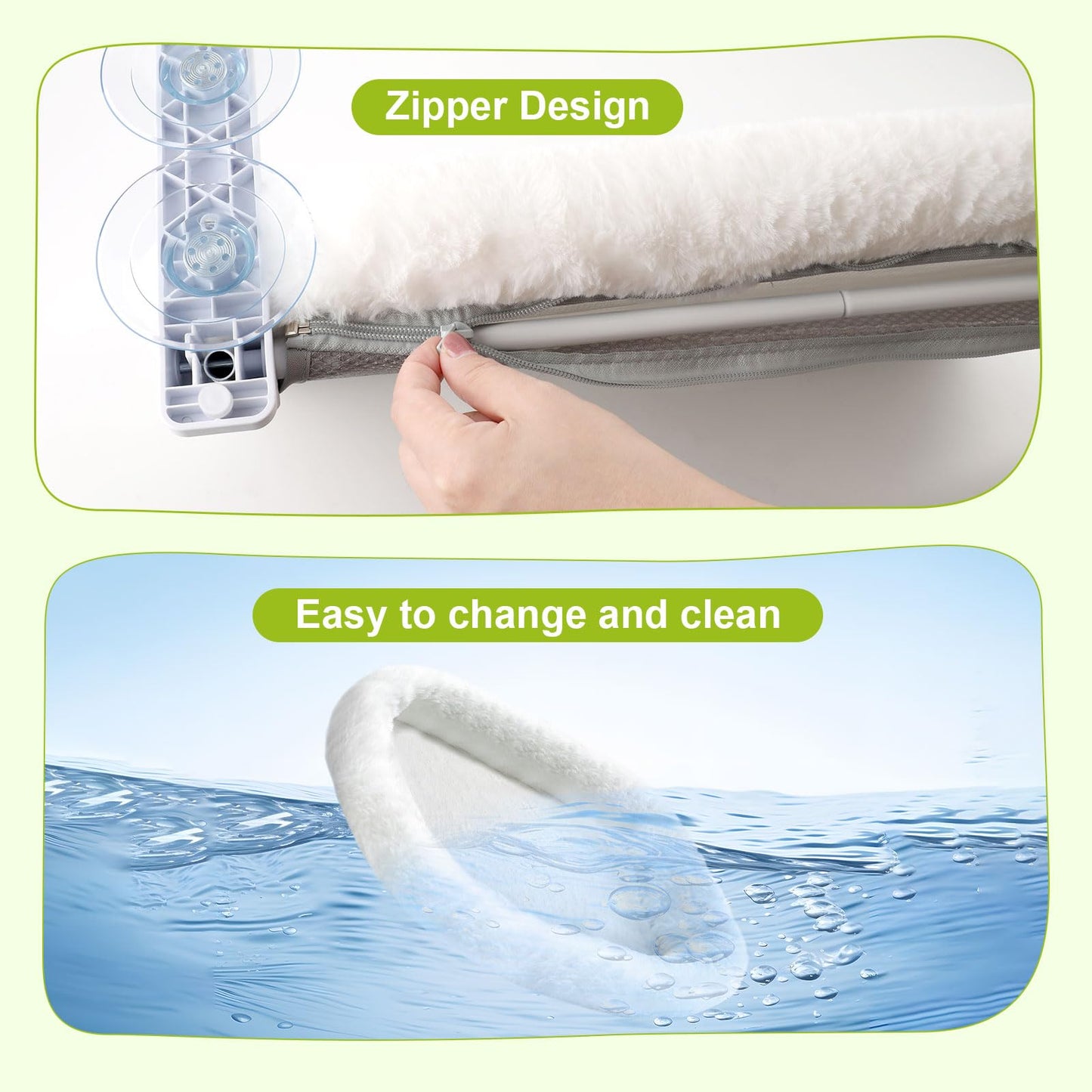 Cat Window Perch, Cordless Cat Hammock, Foldable Cats Window Bed