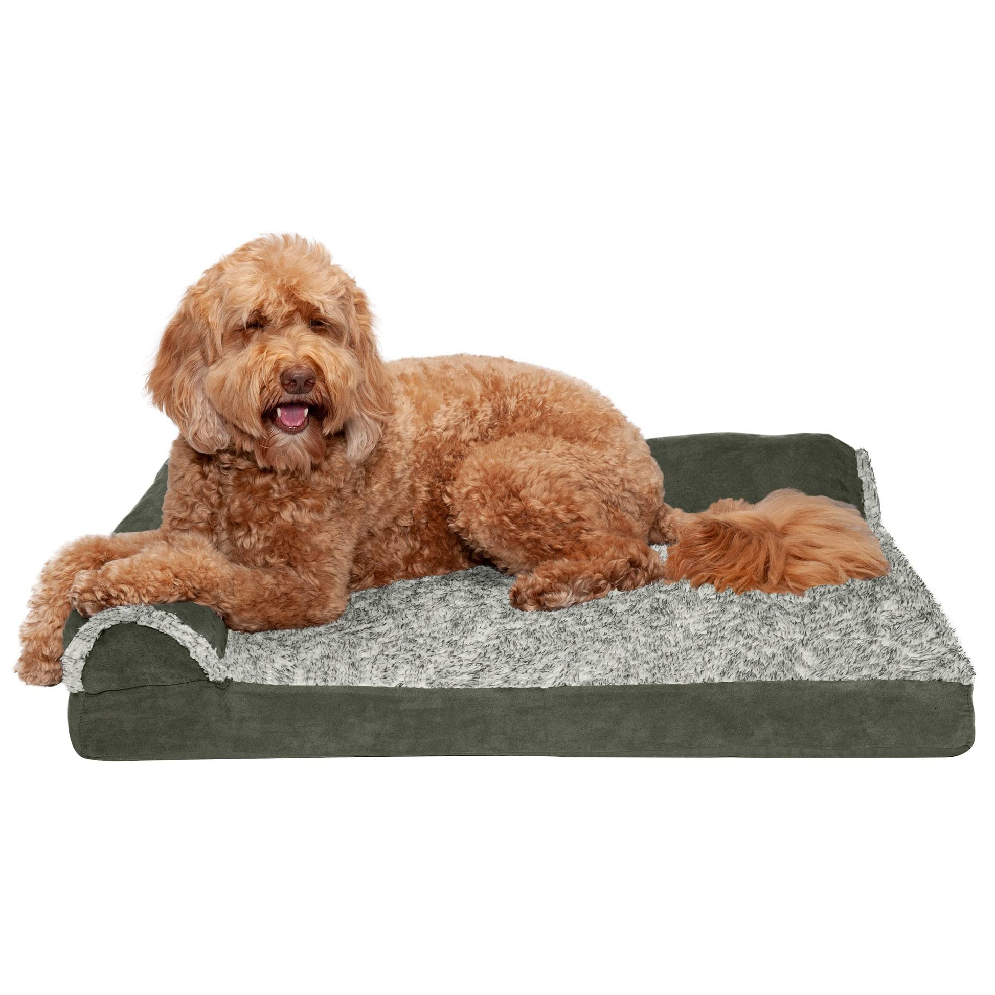 Furhaven Orthopedic Dog Bed for Large/Medium Dogs w/ Removable Bed