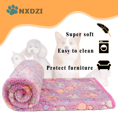 Dog Blankets for Medium Large Dogs, 3 Pack Dog Blanket Washable Crate