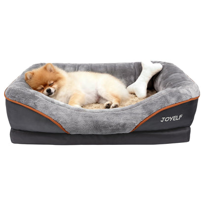 JOYELF Memory Foam Dog Bed Small Orthopedic Dog Bed Sofa