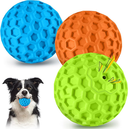 havit Indestructible Squeaky Dog Balls for Aggressive Chewers Chew