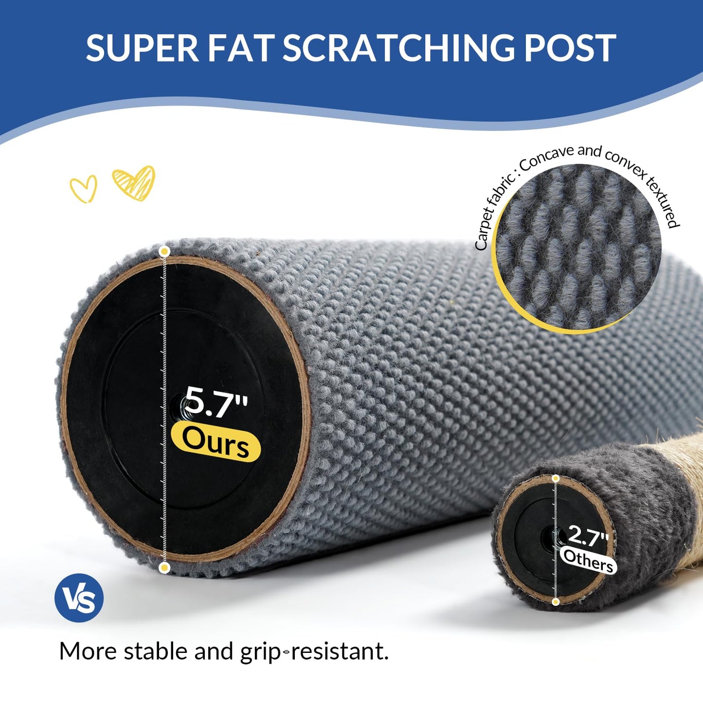 Cat Craft Cat Scratching Post Large Reticulate Carpet Scratching Post