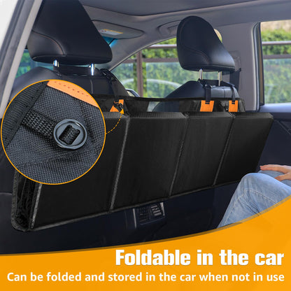 PETICON Back Seat Extender for Dogs, Hard Bottom Dog Car Seat Cover