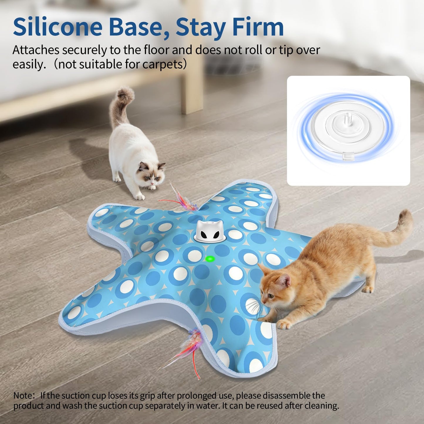 Rechargeable Interactive Cat Toys, Automatic Cat Toy for Indoor Toys