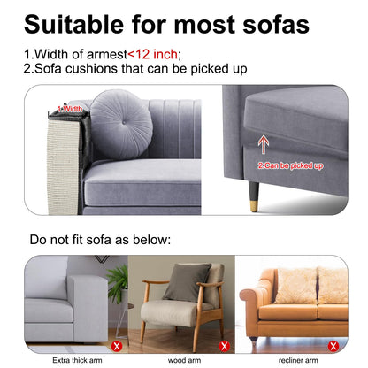 Upgraded Cat Scratch Furniture Couch Protector with Furniture