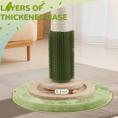 45'' Tall Cat Scratching Post, Diameter Sisal Rope Scratching Post