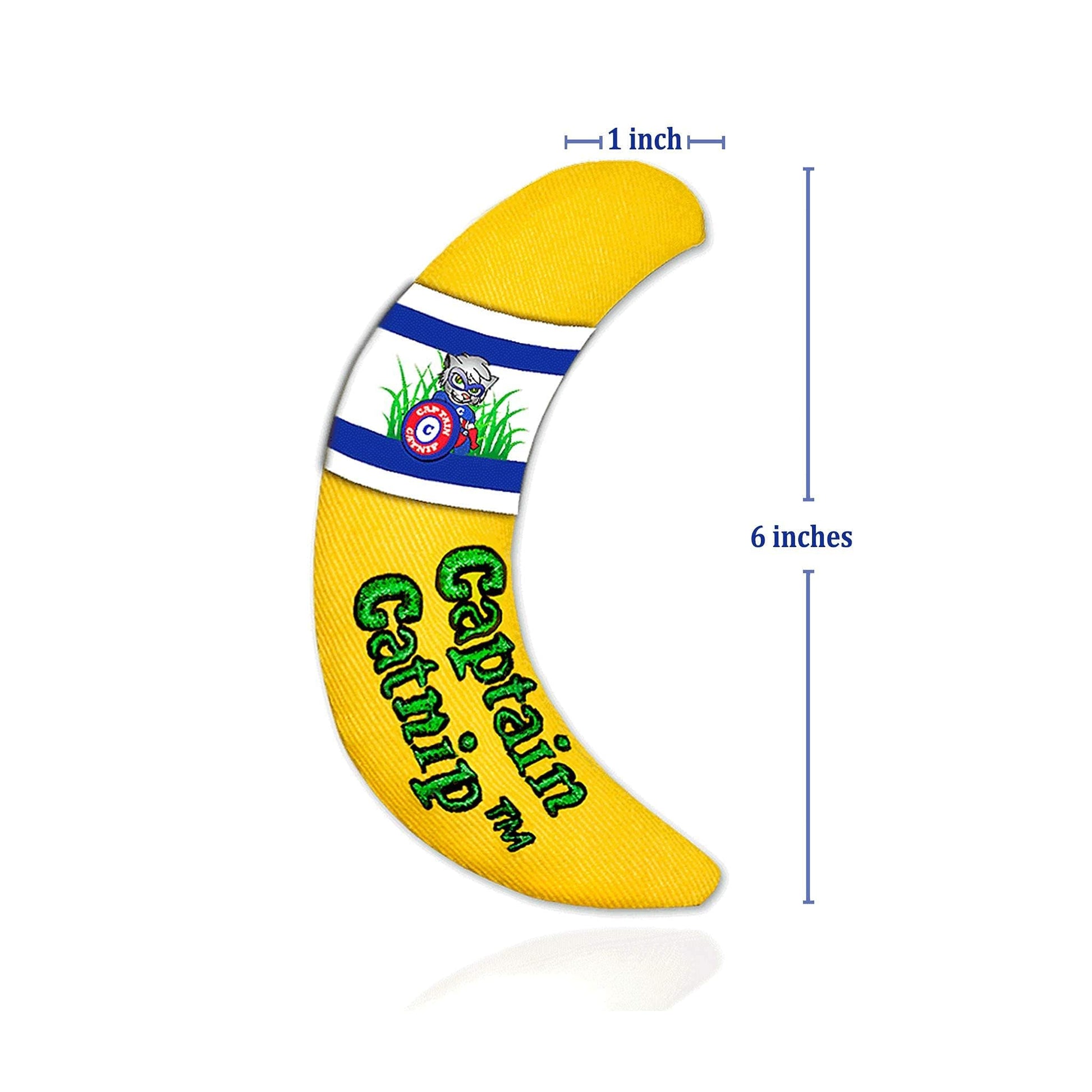 Captain Catnip Cat Banana Toy, Kitten Interactive Toy, Fun Catnip