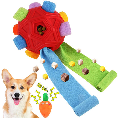 Dog Snuffle Ball-Interactive Puzzle Dog Toys Encourage Natural Chew