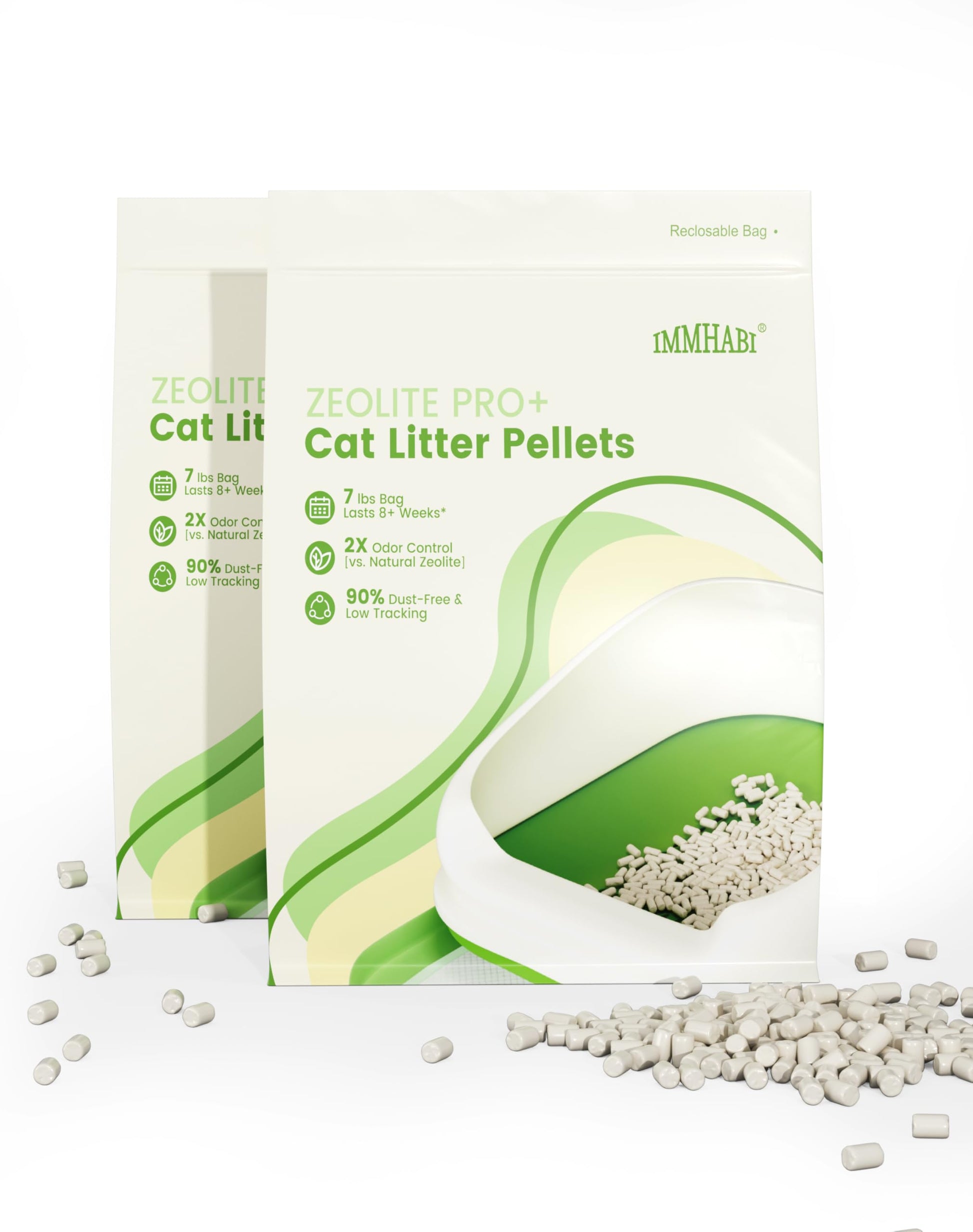 Enhanced Cat Litter Pellets, Generic Litter Refills Exclusively Box