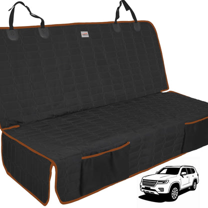 Reliadura Dog Seat Cover for Back Seat Waterproof Bench Seat Seat