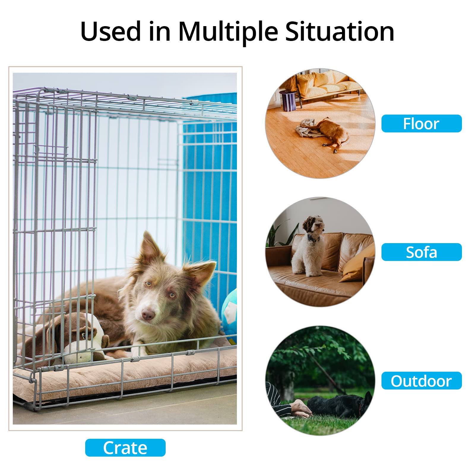 Dog Beds Crate Pad for Small Dogs Ultra Soft Dog Crate Bed Bed