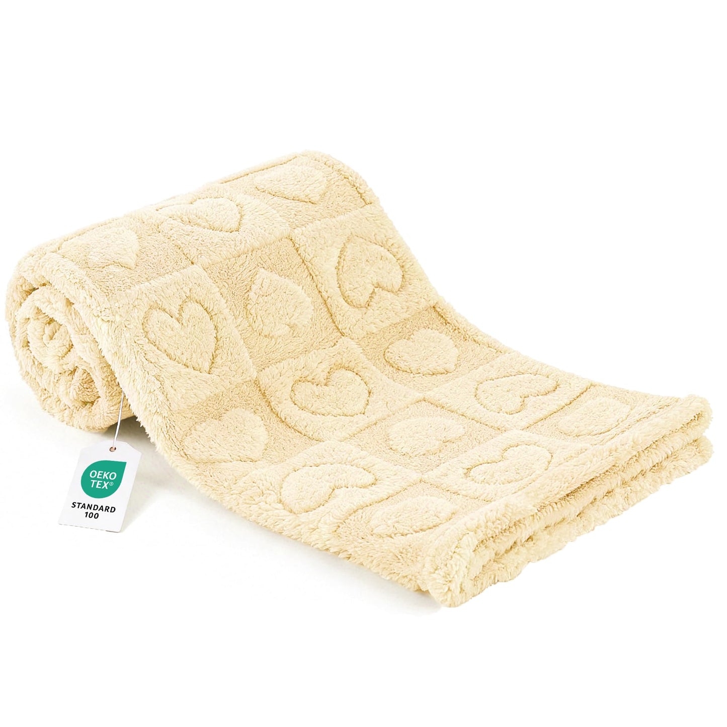 gogobunny Pet Blanket for Dogs Cats, 300GSM Ultra Soft Fleece Crate