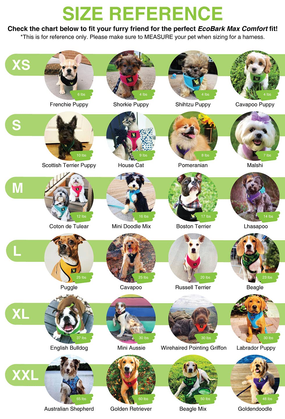 EcoBark Dog Harness Eco-Friendly Max Comfort Harnesses Collar