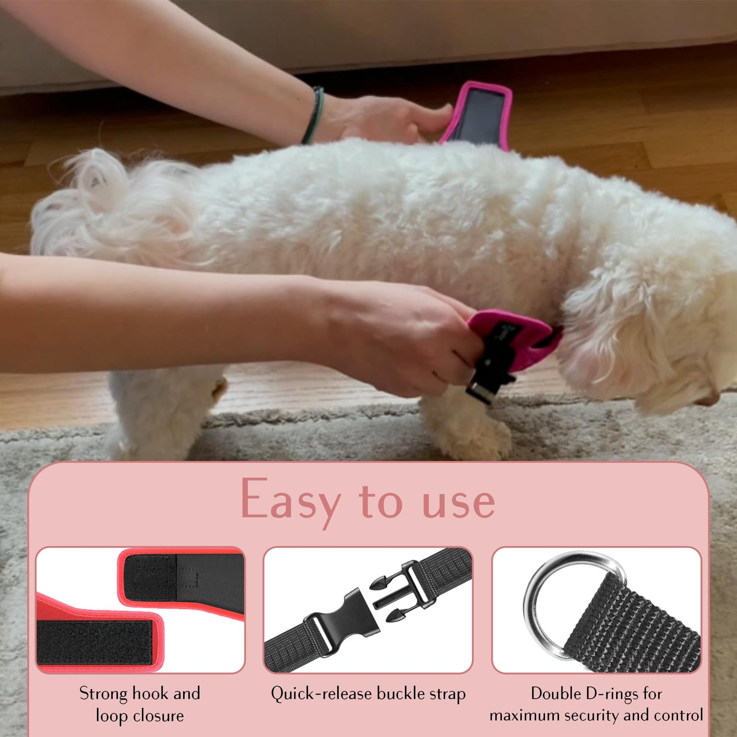 No Pull Dog Harness for Small, Medium Large Dogs Soft Padded Leash