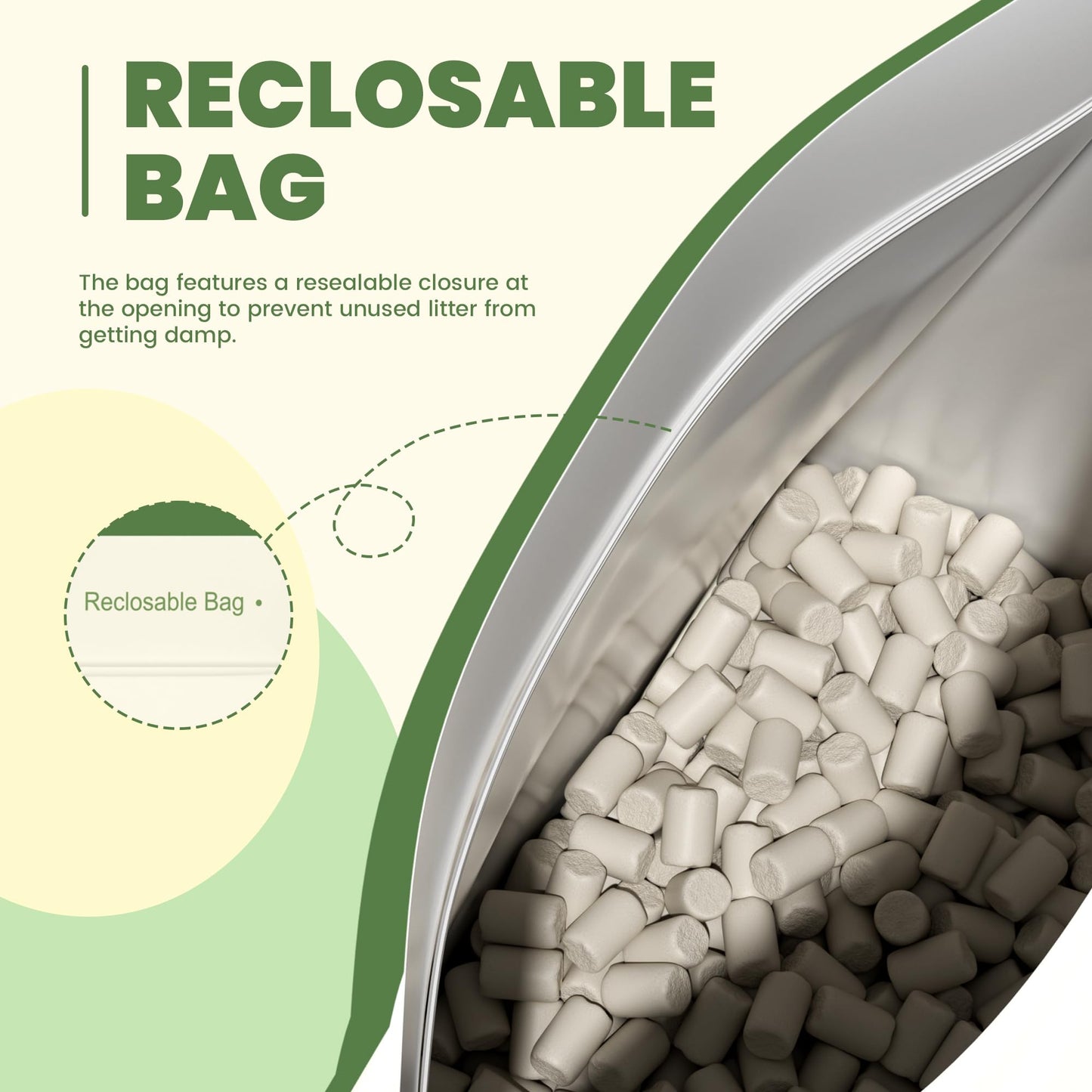 Enhanced Cat Litter Pellets, Generic Litter Refills Exclusively Box