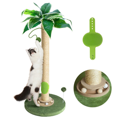 Fantasreen Cat Scratching Post 33'' Cat Scratcher Tall Posts