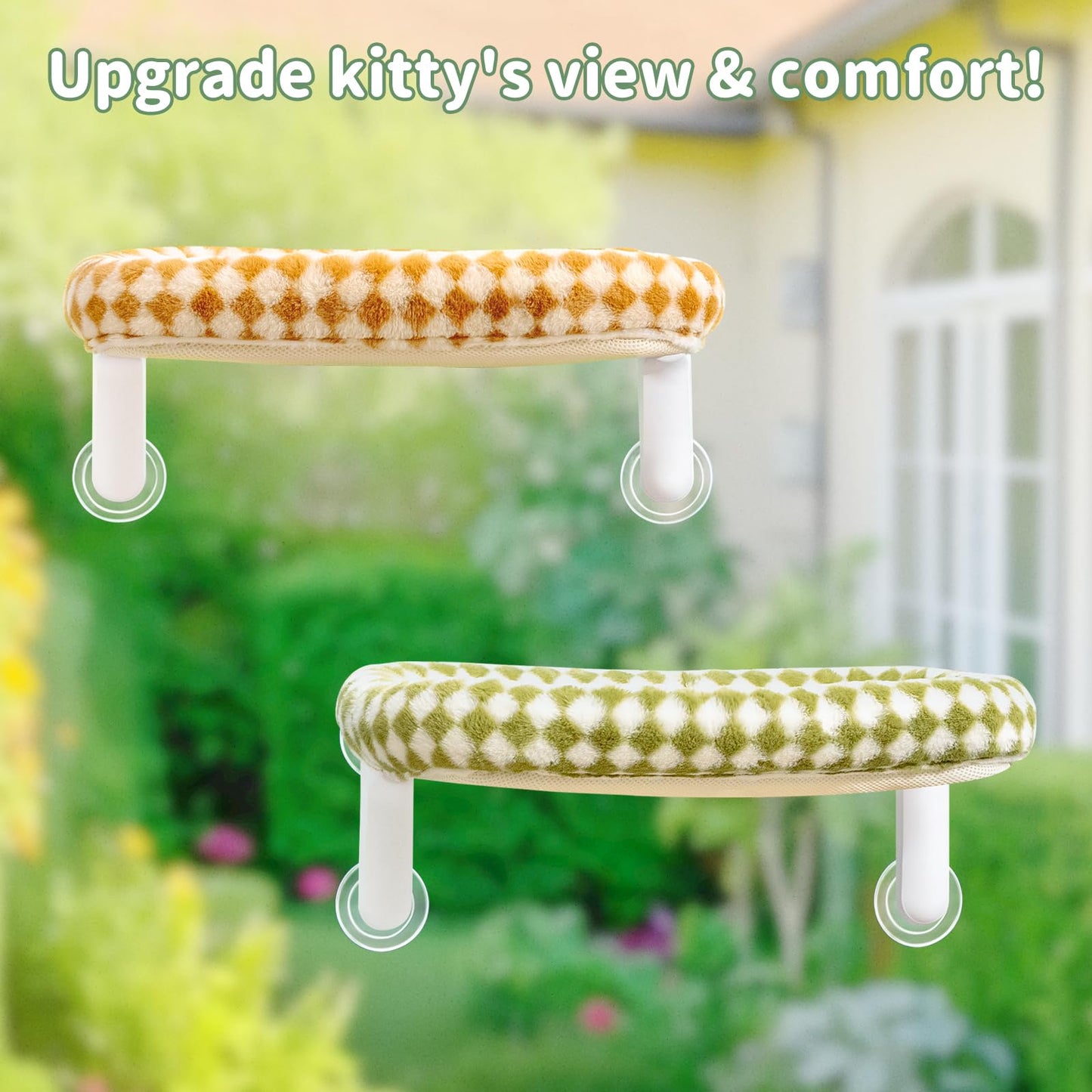 Sunhoo Cat Window Perch Bed Foldable Kitty Windowsill Hammock Bed