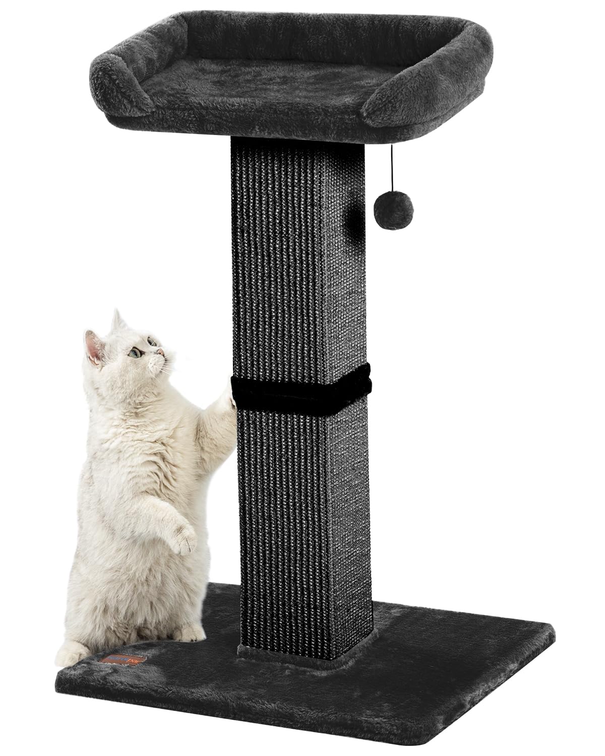 Karolpar 32" Cat Scratching Post for Indoor Cats, Sisal Cat Scratcher