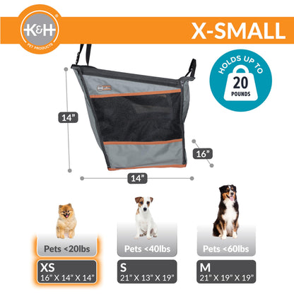 K&H Pet Products Buckle N Go Dog Car Seat for Small Dogs, Seat
