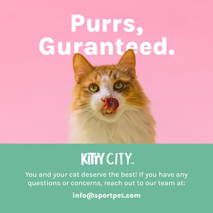 Kitty City Cat Scratcher- 2-Pack Durable Corrugated Cardboard Pads