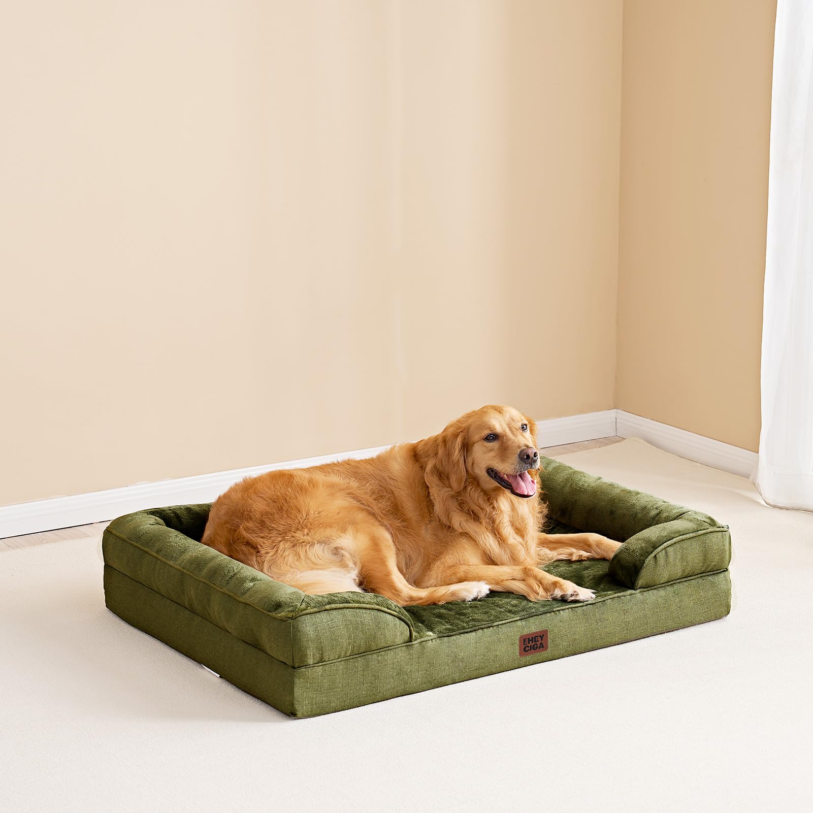 EHEYCIGA Orthopedic XXL Dog Bed for Extra Large Dogs, Waterproof Bed