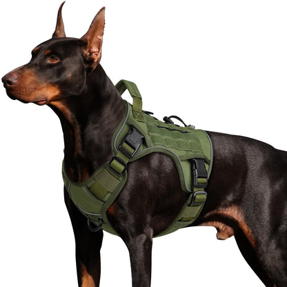 WINGOIN Tactical Dog Harness for Large Dogs, Heavy Duty No Harness
