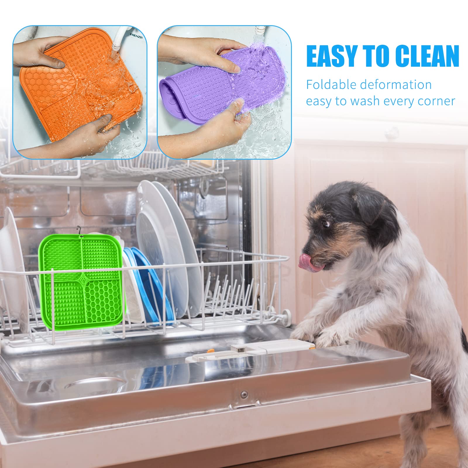 Honomastry Lick Mat for Dogs, Lick Pad with Suction Cups Mat