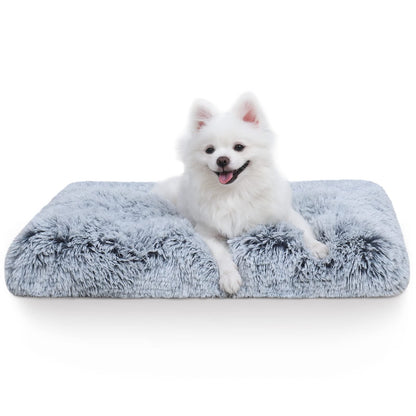 Vonabem Small Dog Bed Crate Pad Washable Puppy Bed, Soft Plush Crate