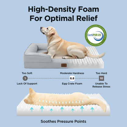 Bedsure Cooling Dog Beds Large Sized Dog Orthopedic Large Dog Bed