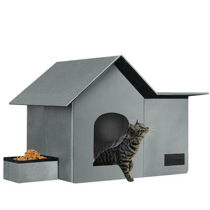 Cat Houses for Outdoor Cats-Large Weatherproof Cat Bed for Indoor Bed
