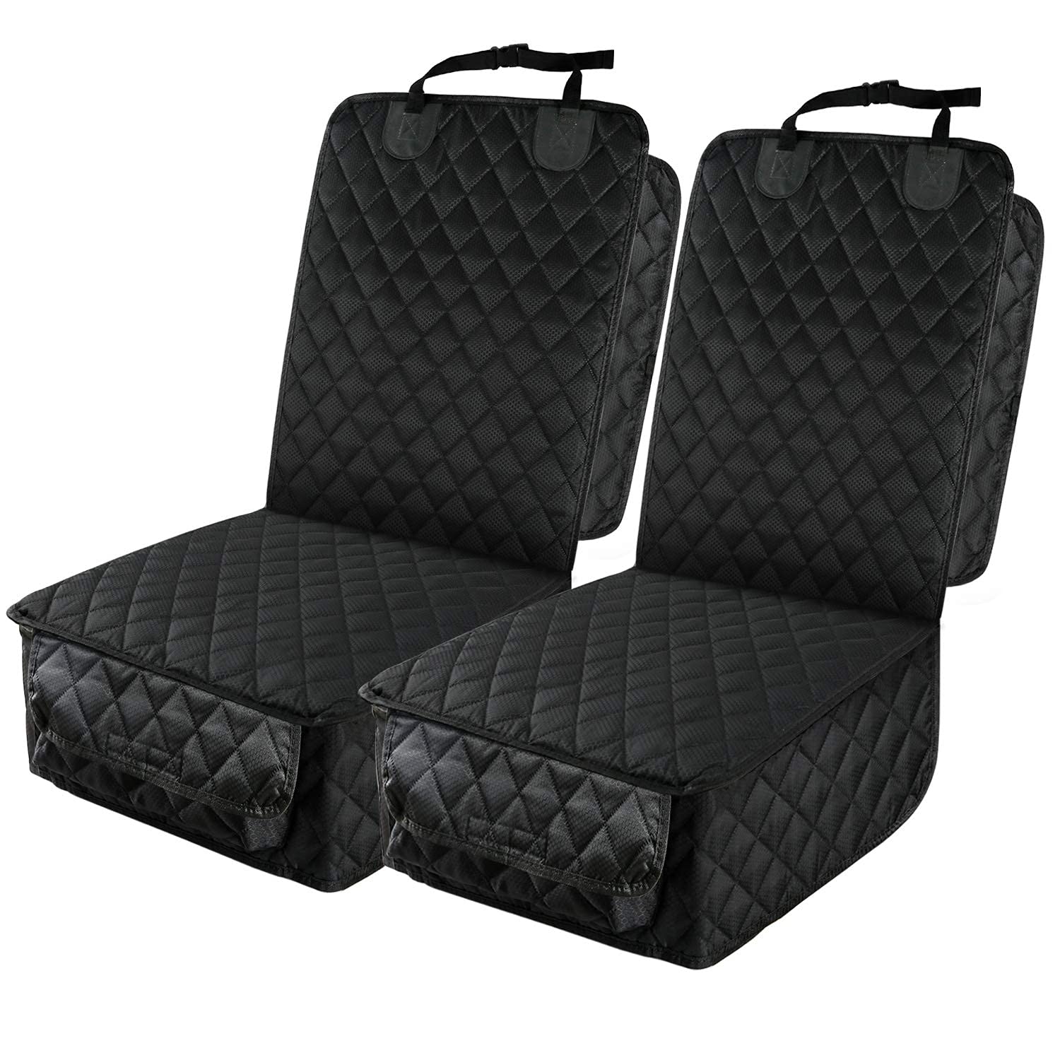 PETICON Waterproof Front Seat Car Cover 2 Pack, Full Protection Seat