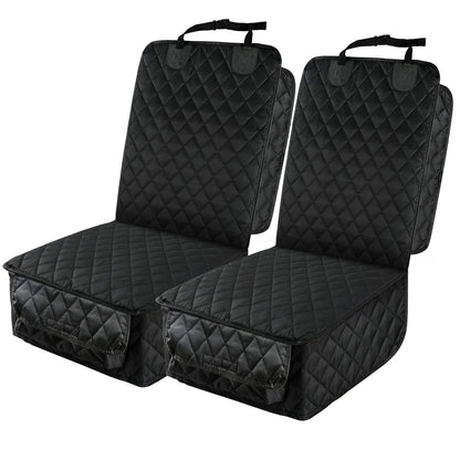 PETICON Waterproof Front Seat Car Cover 2 Pack, Full Protection Seat