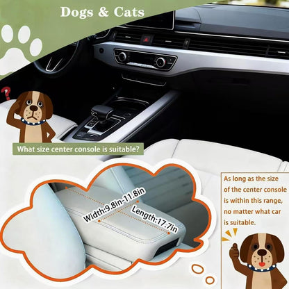 Cullaby Center Console Dog Car Seat for Small Dogs Under Seat