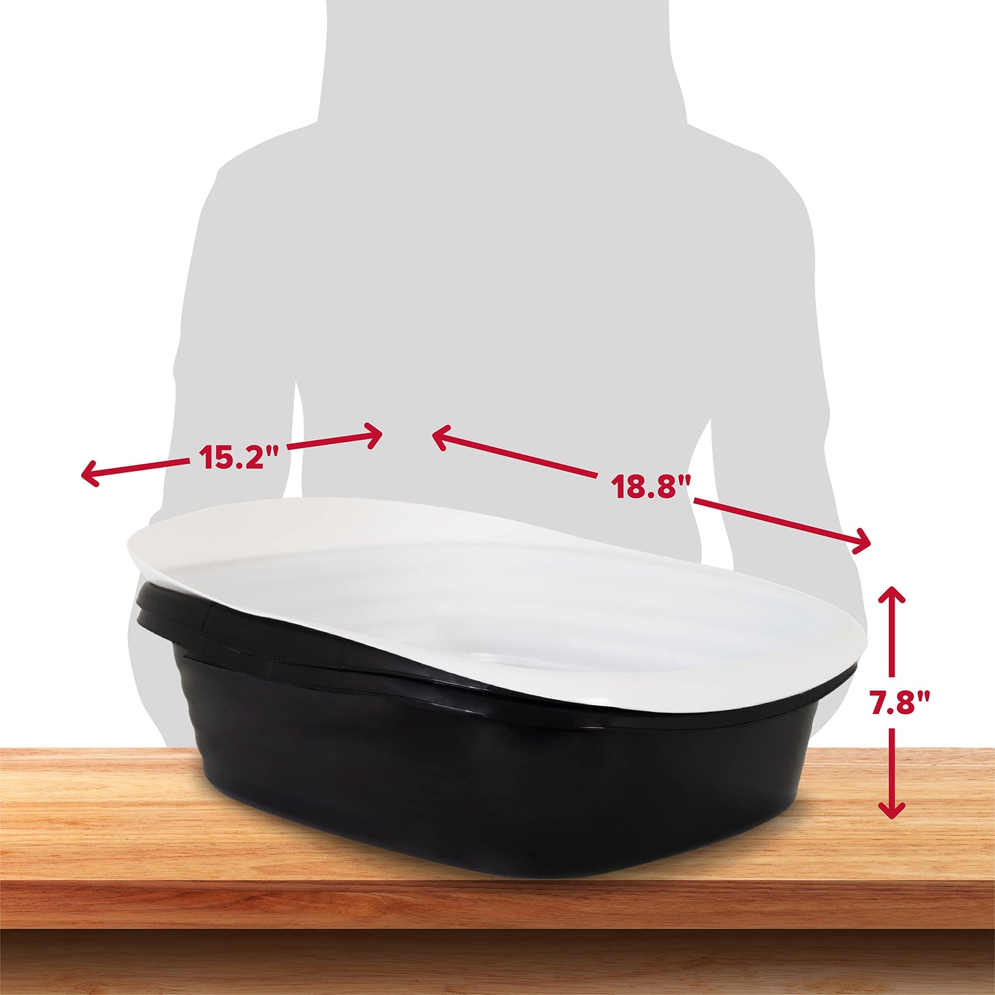 Arm Hammer Large Sifting Litter Box Scoop Free Cat Litter Tray