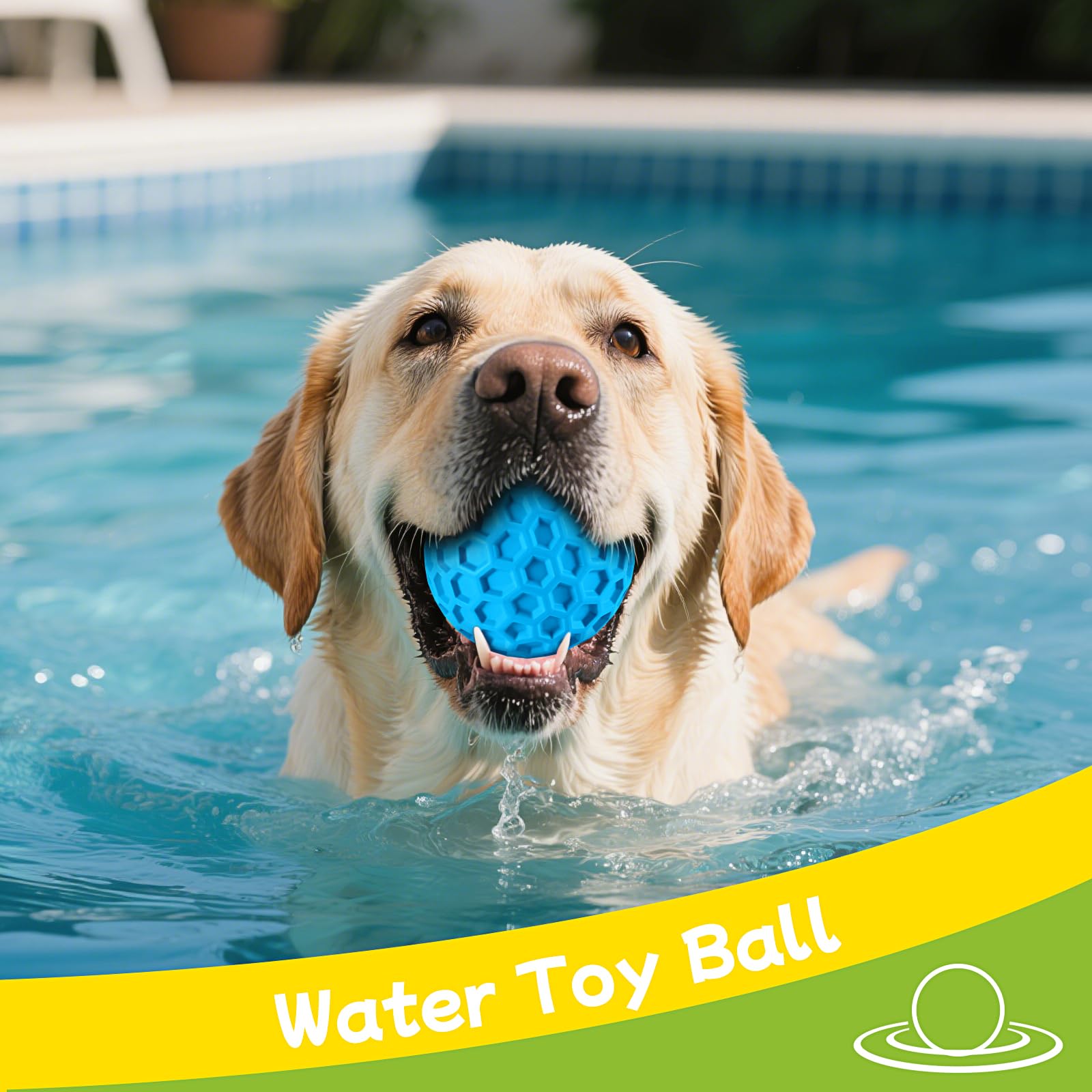 havit Indestructible Squeaky Dog Balls for Aggressive Chewers Chew